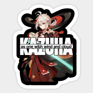 KAZUHA: as one with wind and cloud [Genshin Impact] Sticker